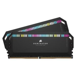 MEMORIA RAM PC  32GB CORSAIR DOMINATOR RGB DDR5 CMT32GX5M2B5600C36 DDR5 5600 MHZ CL36 1.25 V NEGRO DIMM 288 PINES NEGRO