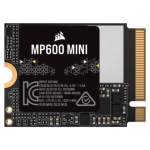 HD INTERNO SOLIDO 1TB CORSAIR MP600 MINI M.2 2230 PCIe GEN4 X4 NVME 4800MB/S / 4800MB/S CSSD-F1000GBMP600MN NEGRO