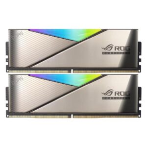 MEMORIA RAM PC 32GB XPG LANCER RGB ROG DDR5 6600MHz CL32 1.4V RGB AX5U6600C3216G-DCLARROG GRIS