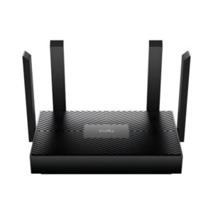 ROUTER INALAMBRICO CUDY WR1500 1.0  DOBLE BANDA 5GHZ  AX1500  WI-FI 6 GIGABIT NEGRO
