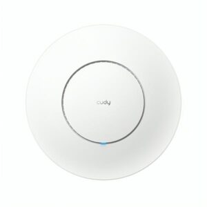 PUNTO DE ACCESO CUDY CEILING MOUNT AP3000_P 1.0  5 GHZ  AX3000 WI-FI 6 2.5G MIMO 3X3 CON ALIMENTACION POE BLANCO