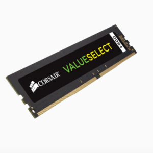MEMORIA RAM PC 4GB CORSAIR VALUE SELECT-DDR4 2133MHz CL15 1.2V CMV4GX4M1A2133C15 NEGRO
