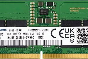 100200 DDR5 8GB SAMSUNG 1RX16 5600B  SODIMM U