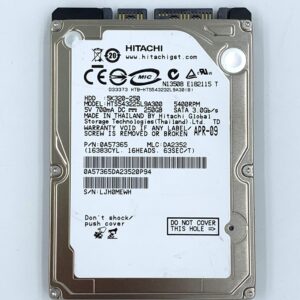 9DISCO DURO HDD HITACHI PORTATIL 320GB 2.5¨ 5400RPM Usado (100120)