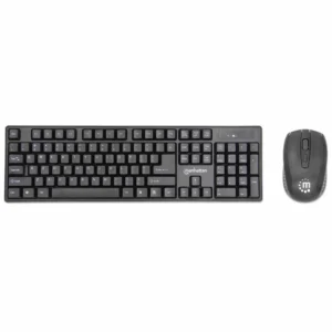 Kit de teclado y mouse óptico inalámbricos MANHATTAN 178990