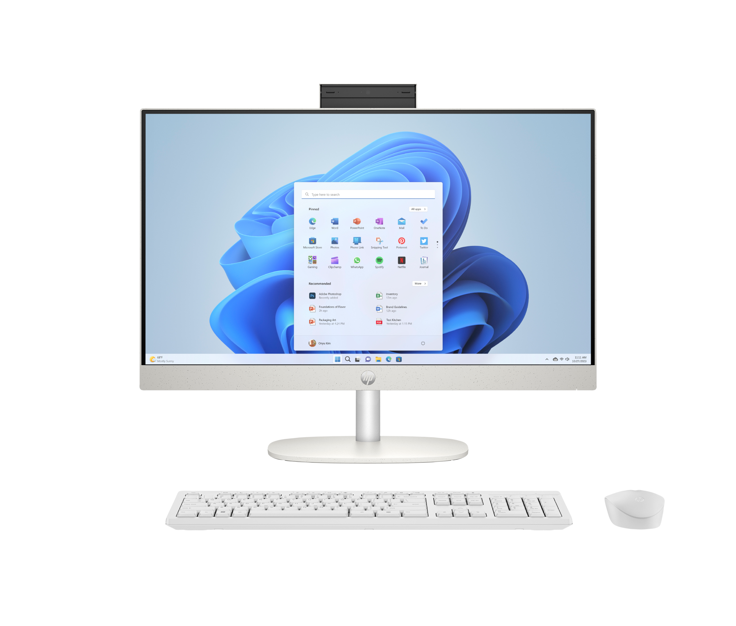 AIO HP 24-CR0109 ENG-FRA W11 CI5-1335U 3.40-4.60/8GB/1TBSSD/23.8" BLANCO