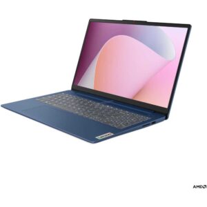 LAPTOP LENOVO IDEAPAD SLIM 3 15AMN8 INGLES 15.6 PULG AMD RYZEN 3 30 8GB RAM DDR5 256GB SSD AMD RADEON 610M WIN 11 HOME 82XQ010LUS GRIS