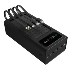 Power bank solar Xtech XPB-300 - built-in charg cables 30,000mAh (300050)
