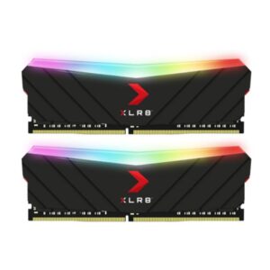 MEMORIA RAM PC 16GB PNY MD16GK2D4360018XRGB DDR4 3600 MHZ CL18 1.35 V XLR8 GAMING EPIC X RGB. DUAL KIT. XMP 2.0 DIMM 288 PINES NEGRO