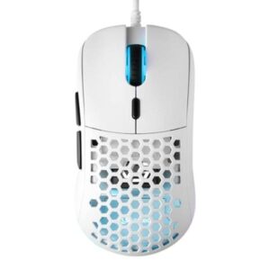 MOUSE GAMING RGB SHARKOON LIGHT 180 ALÁMBRICO USB 12000 DPI 4044951031092 BLANCO