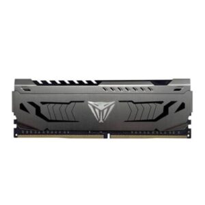 MEMORIA RAM PC 16GB PATRIOT PVS416G360C8 V4S DDR4 3600 MHZ CL18 1.35 V VIPER 4 STEEL. DISIPADOR ALUMINIO. XMP 2.0 DIMM 288 PINES NEGRO