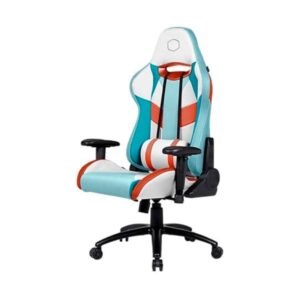 SILLA GAMING ERGONÓMICA COOLER MASTER CALIBER R2S CMI-GCR2S-KANA BLANCO / CELESTE / NARANJA