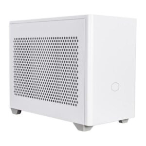 CASE  RGB COOLER MASTER MASTERBOX NR200P MINI TOWER VENTILADORES 2 DE 120MM CON VIDRIO Y MALLA LATERAL MCB-NR200P-WGNN-S00 BLANCO