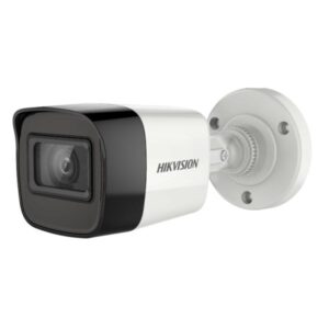 CAMARA MINI BULLET HIKVISION DS-2CE16U1T-ITF(2.8MM) 4K 8 MP EXIR 2.0 CON ALCANCE IR HASTA 30 M IP67 BLANCO