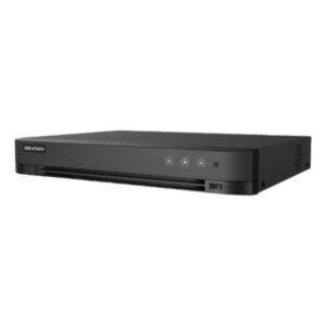 GRABADORA DVR HIKVISION IDS-7204HUHI-M1 4 CANALES HASTA 8 MP / 4K HASTA 10 TB (1 SATA) ACUSENSE H.265 PRO+ NEGRO