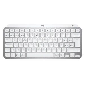TECLADO LOGITECH MX KEYS MINI MEMBRANA INALÁMBRICO BLUETOOTH ESPAÑOL 920-010477 BLANCO