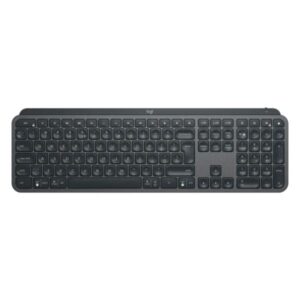 TECLADO LOGITECH MX KEYS FOR BUSINESS MEMBRANA INALÁMBRICO BLUETOOTH INGLÉS 920-010116 NEGRO