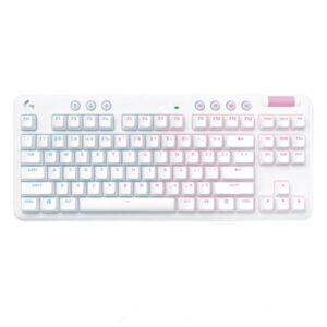 TECLADO GAMING RGB LOGITECH G715 MECÁNICO INALÁMBRICO BLUETOOTH INGLÉS 920-010453 BLANCO