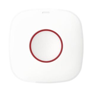 BOTON DE EMERGENCIA INALAMBRICO HIKVISION DS-PDEB1-EG2-WB(B) RF 433 MHZ (TRI-X WIRELESS) ACTIVACION DE EMERGENCIA IP66 / ALCANCE HASTA 800 M 314300346 BLANCO