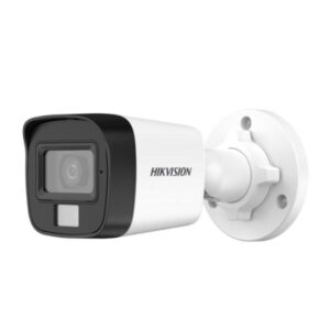 CAMARA MINI BULLET HIKVISION DS-2CE16K0T-LPFS 3K SMART HYBRID LIGHT IR HASTA 25 M Y LUZ BLANCA HASTA 20 M IP67 300513694 BLANCO