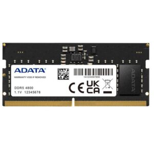 MEMORIA RAM LAPTOP 32GB ADATA AD5S480032G-S DDR5 4800MHZ CL40 1.1V NEGRO