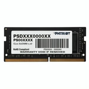 MEMORIA RAM LAPTOP 32GB PATRIOT PSD532G56002S SL DDR5 5600MHZ CL46 1.1V NEGRO