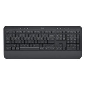 TECLADO LOGITECH K650 SIGNATURE MEMBRANA INALÁMBRICO BLUETOOTH INGLÉS 920-010908 NEGRO