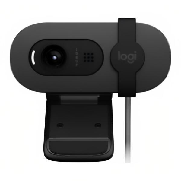 CAMARA WEB LOGITECH BRIO 100 1080P USB-A 960-001586 NEGRO