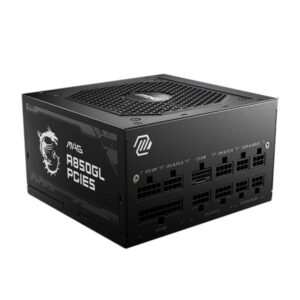 FUENTE DE PODER MSI MAG A850GL PCIE5 850W 80 PLUS GOLD FULL MODULAR ATX 306-7ZP8A23-CE0 NEGRO