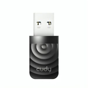 ADAPTADOR USB WI-FI CUDY WU1300S 1.0 AC1300/ 5 GHZ DE DOBLE BANDA NEGRO
