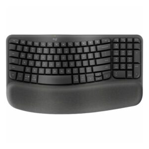 TECLADO LOGITECH ERGO WAVE KEYS  INALÁMBRICO BLUETOOTH INGLÉS 920-011898 NEGRO