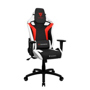 SILLA GAMING THUNDERX3 XC3 CUERO SINTÉTICO TEGC-2049101.R1 NEGRO / ROJO / BLANCO