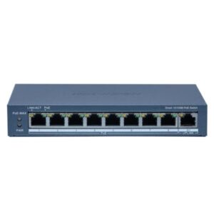 SWITCH HIKVISION DS-3E1309P-EI/M 8 PUERTOS POE FAST ETHERNET 10/100 MBPS / 1 PUERTO GIGABIT RJ45 ADMINISTRABLE 301802705 AZUL