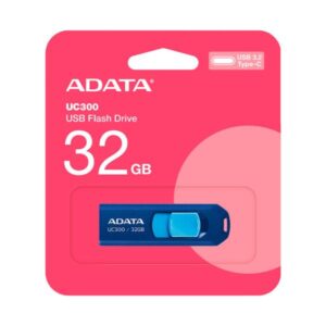 MEMORIA USB 32GB ADATA UC300 USB-C 3.2 GEN 1 ACHO-UC300-32G-RN/BU AZUL / CELESTE
