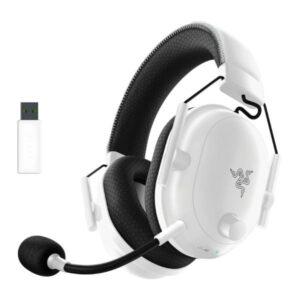 HEADSET GAMING RAZER BLACKSHARK V2 PRO INALÁMBRICO (BLUETOOTH/ 2.4 GHZ) PARA PLAYSTATION RZ04-04530600-R3UA BLANCO