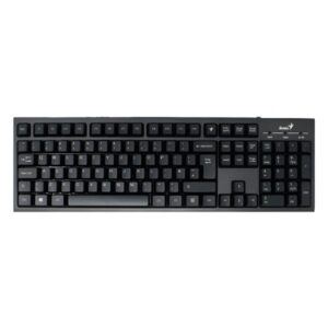 TECLADO GENIUS KB-7100X MEMBRANA ALÁMBRICO USB ESPAÑOL 31320001401 NEGRO