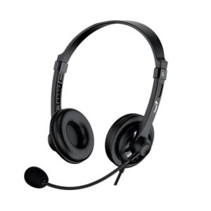 HEADSET GENIUS HS-230U ALÁMBRICO USB 31710021400 NEGRO