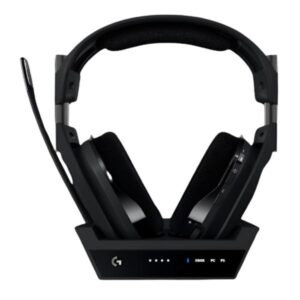 HEADSET GAMING LOGITECH A50 X LIGHTSPEED INALÁMBRICO BLUETOOTH + BASE STATION 939-002126 NEGRO