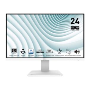 MONITOR 23.8 PULG MSI PRO MP243XW 1920 X 1080 100HZ VA FHD LED 9S6-3PB5CH-073 BLANCO