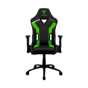 SILLA GAMING THUNDERX3 TC3 CUERO SINTÉTICO TEGC-2041101.G1 NEGRO / VERDE