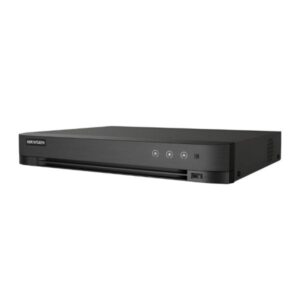 GRABADORA DVR HIKVISION IDS-7208HQHI-M1/XT 8 CANALES HASTA 3K / 5 MP LITE HASTA 10 TB (1 SATA) ACUSENSE H.265 PRO+ NEGRO
