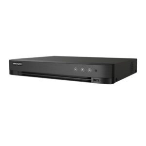 GRABADORA DVR HIKVISION iDS-7204HQHI-M1/XT 4 CANALES HASTA 3K / 5 MP LITE HASTA 10 TB (1 SATA) ACUSENSE H.265 PRO+ 300228696 NEGRO