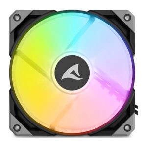 ABANICO GAMING RGB SHARKOON REBEL F50 PWM 1X12CM 4044951040155 NEGRO