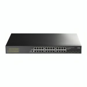 SWITCH CUDY GS2024S2 1.0   PUERTOS 24 × GBE/ 4 × SFP DE 1,25 G 1 GBPS  ADMINISTRABLE DE CAPA 2 NEGRO