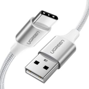 CABLE UGREEN US288 USB-A 2.0 A USB-C 1.5M 60132 BLANCO