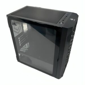 CASE GAMING RGB EAGLE WARRIOR CG06AKRA001C MINI TOWER SIN VENTILACIÓN INCLUIDA CON VIDRIO LATERAL Y MALLA FRONTAL NEGRO