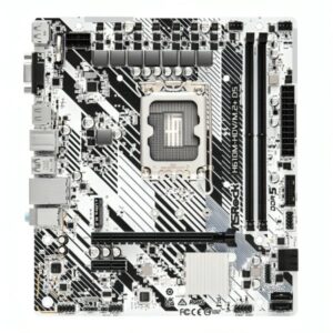 TARJETA MADRE ASROCK H610M-HDV/M.2+ D5 LGA1700 MICRO-ATX DDR5 MB-H610MHDVM2D5 BLANCO