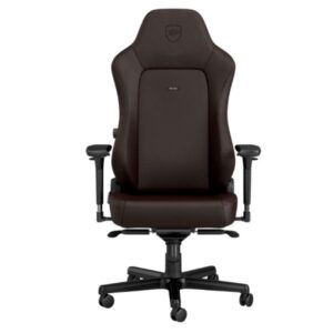 SILLA GAMING ERGONÓMICA NOBLECHAIRS HERO JAVA CUERO SINTÉTICO NBL-HRO-PU-JED CAFE