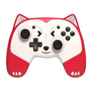 GAME PAD EAGLE WARRIOR EG09A COMPATIBLE CON NINTENDO SWITCH INALAMBRICO BLUETOOTH ROJO
