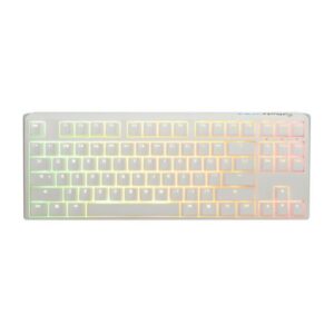 TECLADO GAMING RGB DUCKY ONE 3 TKL MECANICO USB-C ESPAÑOL SWITCH ROJO DKON2187ST-RESPDPWWWSC1 BLANCO